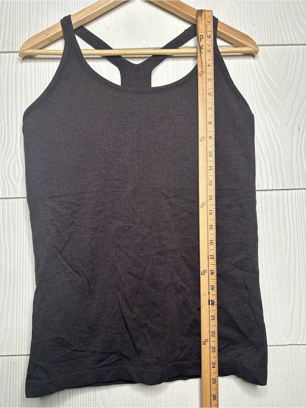 lululemon athletica Black Racerback Tank Top